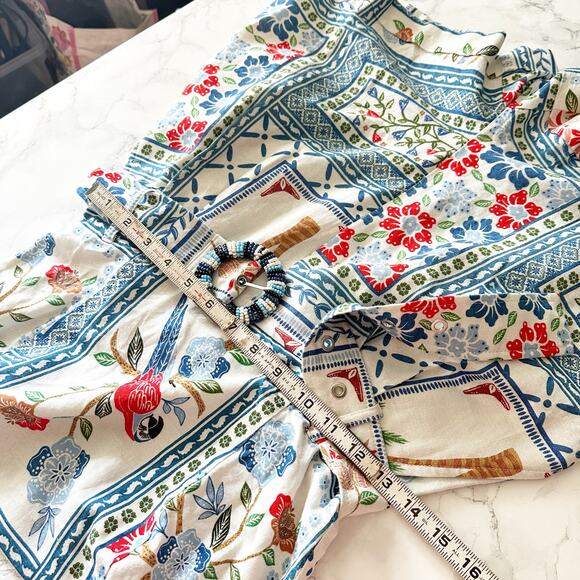 House of Harlow 1960 Parrot Tropical  Multicolor Romper Women’s Size Small - Picture 14 of 15